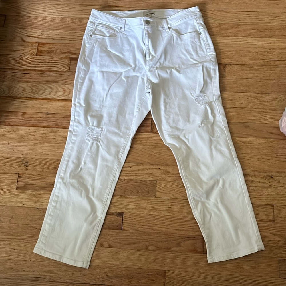 White jeans